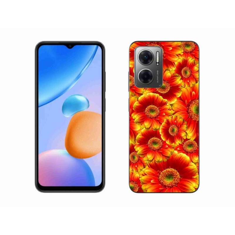 Gélový kryt mmCase na mobil Xiaomi Redmi 10 5G - gerbera 1