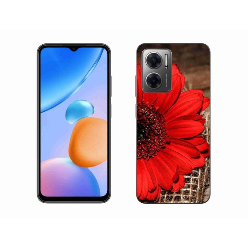 Gélový kryt mmCase na mobil Xiaomi Redmi 10 5G - gerbera