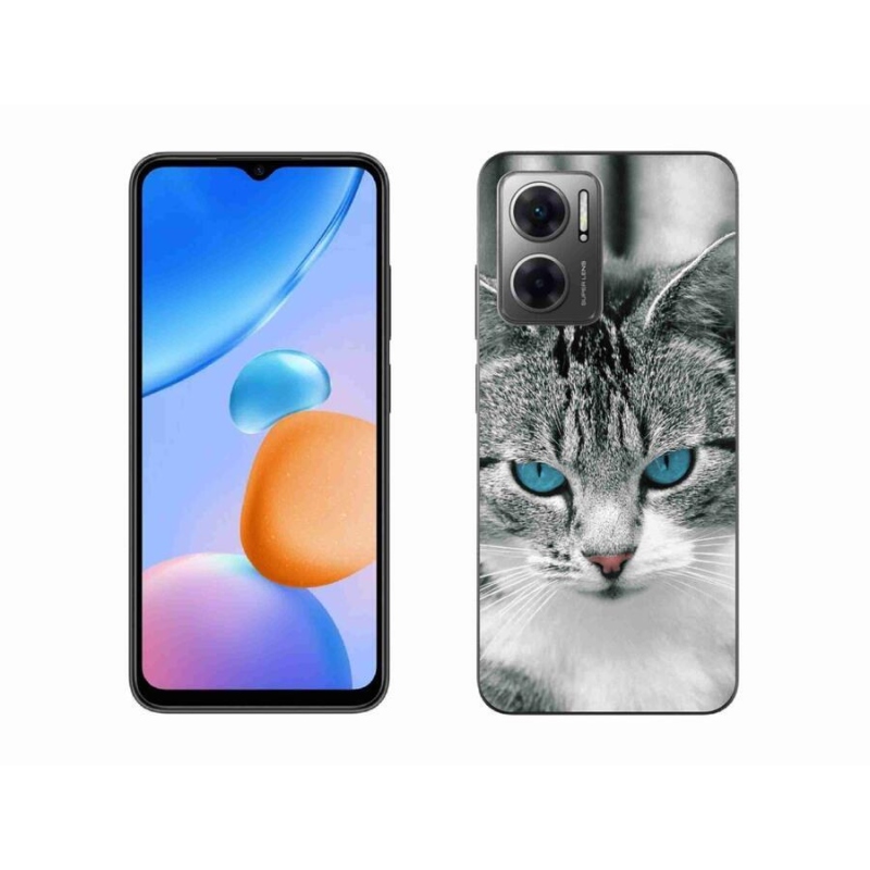 Gélový kryt mmCase na mobil Xiaomi Redmi 10 5G - mačacie pohľad 1
