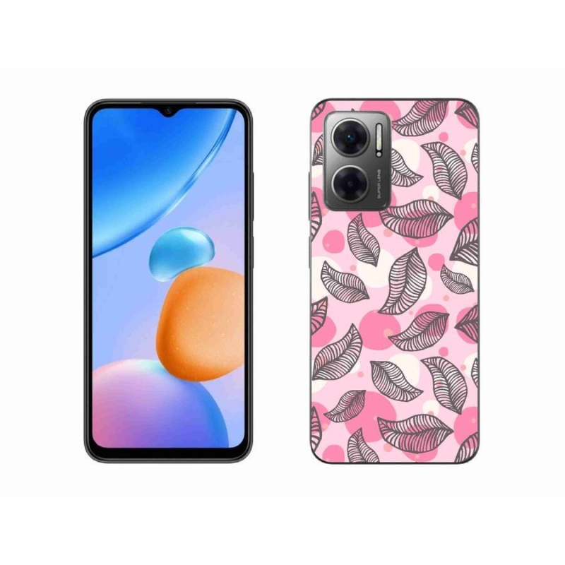 Gélový kryt mmCase na mobil Xiaomi Redmi 10 5G - kreslené padajúce listy