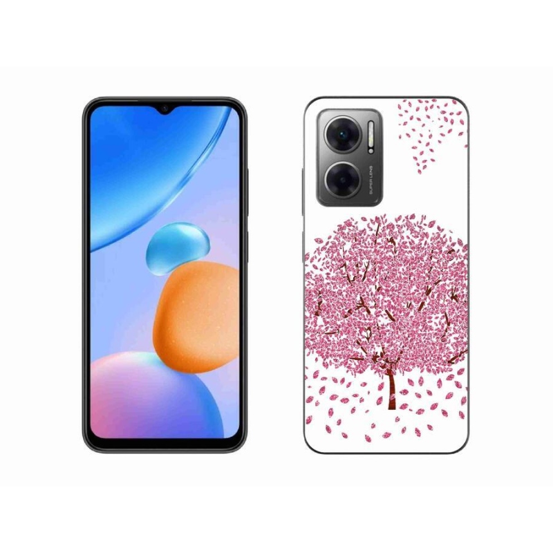Gélový kryt mmCase na mobil Xiaomi Redmi 10 5G - kreslený strom s listami