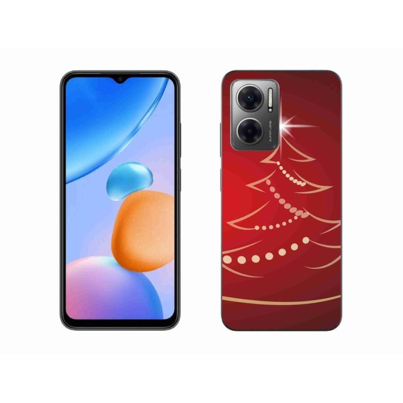 Gélový kryt mmCase na mobil Xiaomi Redmi 10 5G - kreslený vianočný stromček
