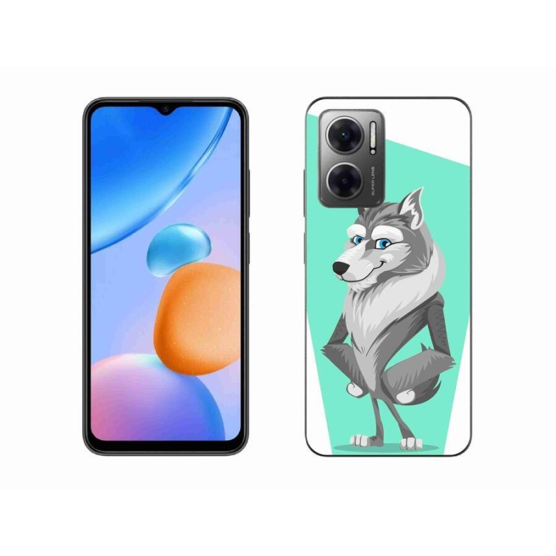 Gélový kryt mmCase na mobil Xiaomi Redmi 10 5G - kreslený vlk