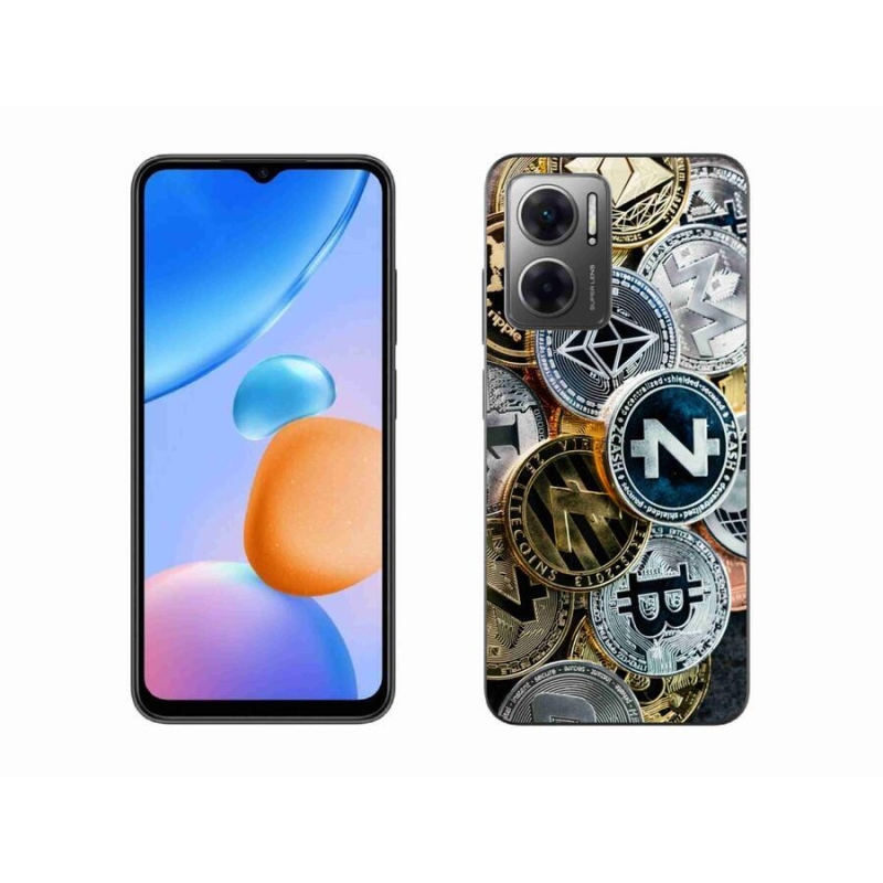Gélový kryt mmCase na mobil Xiaomi Redmi 10 5G - kryptomeny