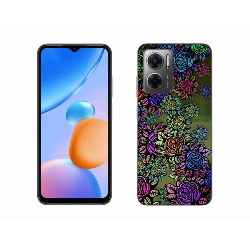 Gélový kryt mmCase na mobil Xiaomi Redmi 10 5G - kvety 6