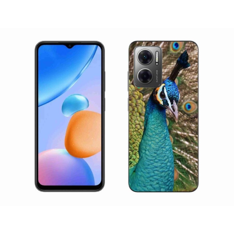 Gélový kryt mmCase na mobil Xiaomi Redmi 10 5G - páv
