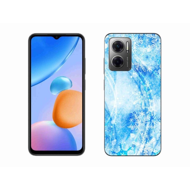 Gélový kryt mmCase na mobil Xiaomi Redmi 10 5G - snehové vločky
