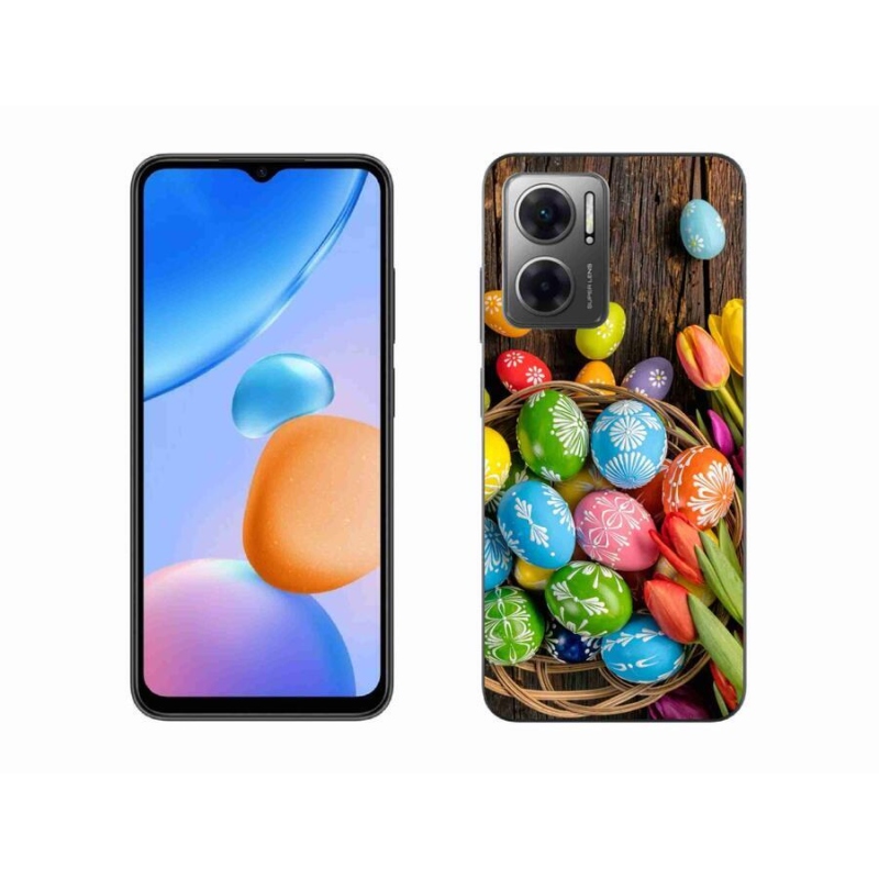 Gélový kryt mmCase na mobil Xiaomi Redmi 10 5G - veľkonočné vajíčka