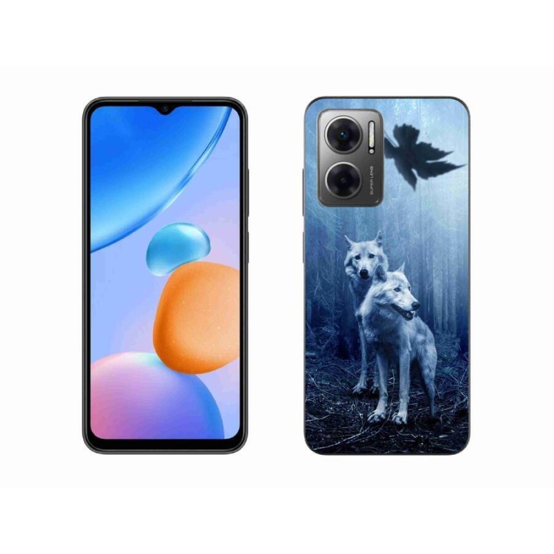 Gélový kryt mmCase na mobil Xiaomi Redmi 10 5G - vlci v lese