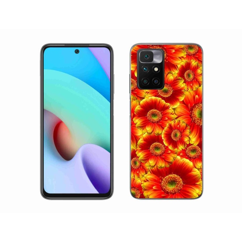 Gélový kryt mmCase na mobil Xiaomi Redmi 10/Redmi 10 (2022) - gerbera 1