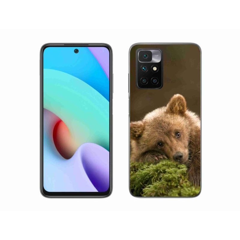 Gélový kryt mmCase na mobil Xiaomi Redmi 10/Redmi 10 (2022) - medveď