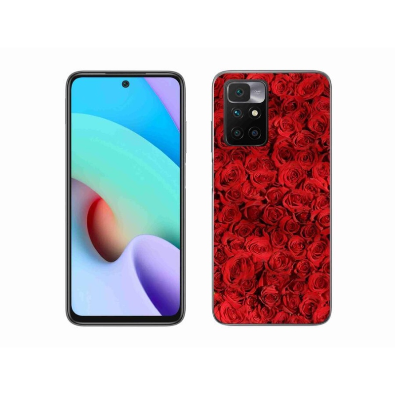 Gélový kryt mmCase na mobil Xiaomi Redmi 10/Redmi 10 (2022) - ruža