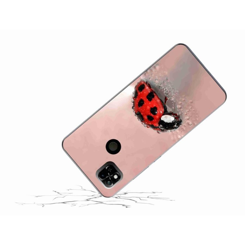 Gélový kryt mmCase na mobil Xiaomi Redmi 10A - lienka