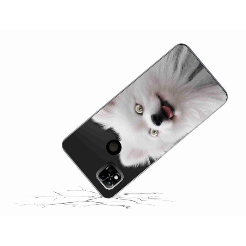 Gélový kryt mmCase na mobil Xiaomi Redmi 10A - biely špic