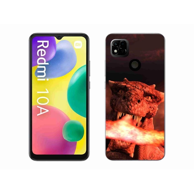 Gélový kryt mmCase na mobil Xiaomi Redmi 10A - drak