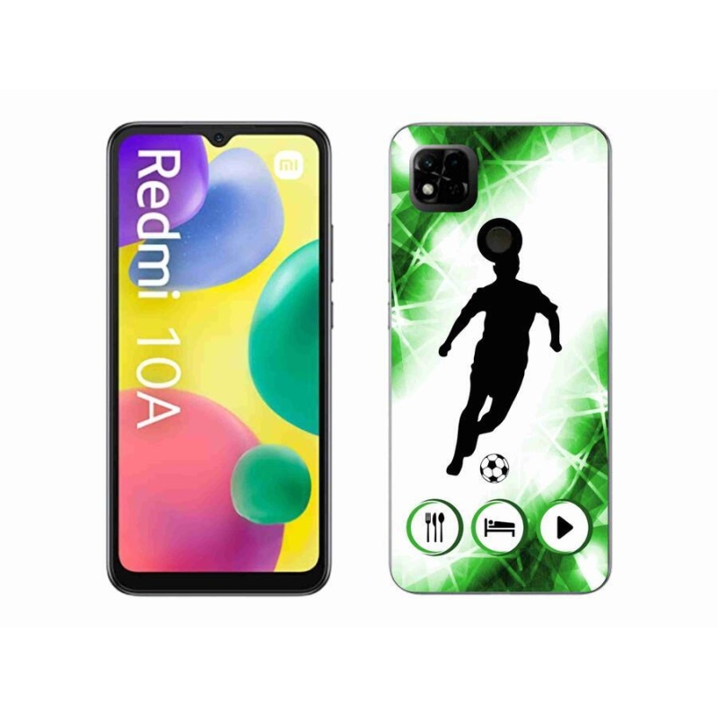 Gélový kryt mmCase na mobil Xiaomi Redmi 10A - futbalista