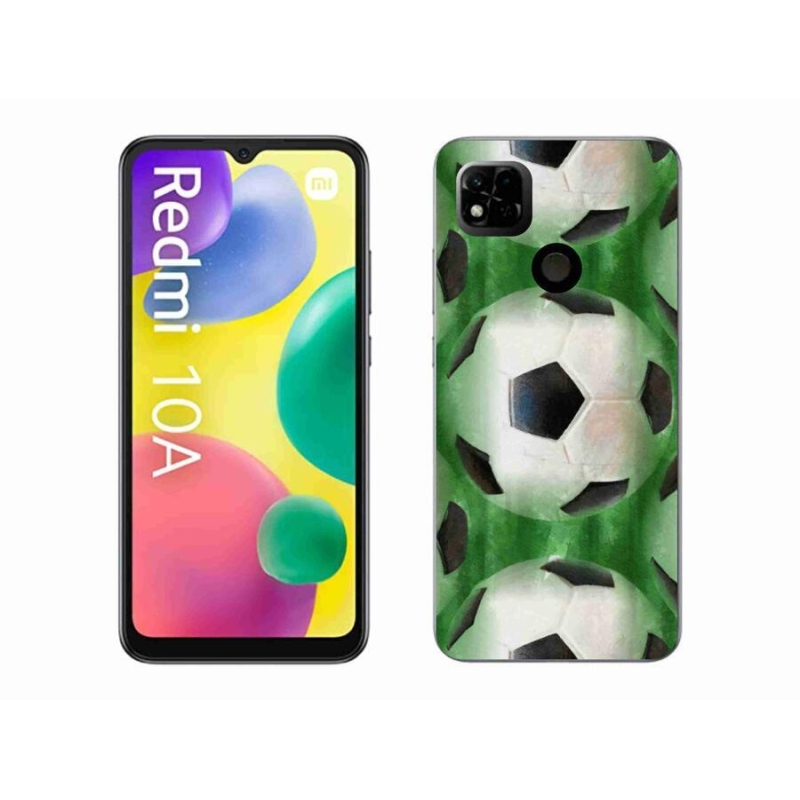 Gélový kryt mmCase na mobil Xiaomi Redmi 10A - futbalová lopta