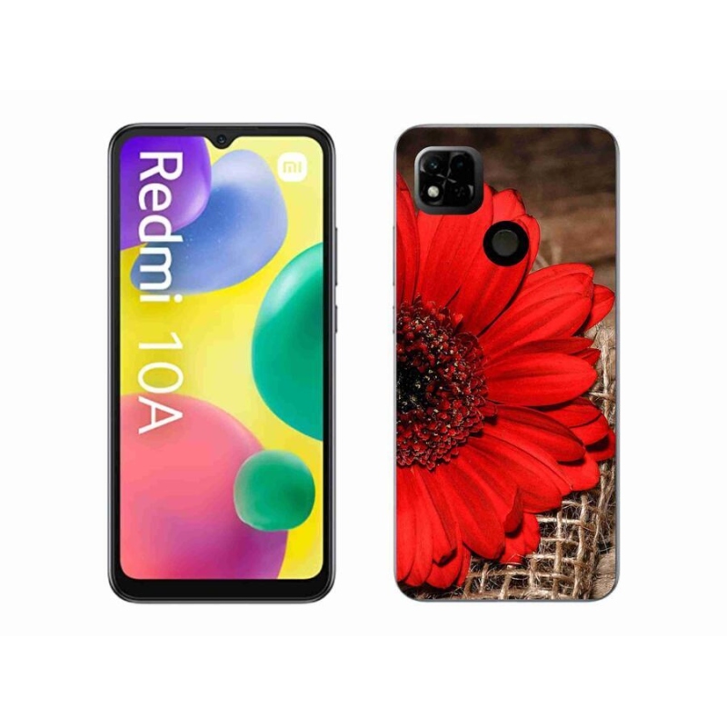 Gélový kryt mmCase na mobil Xiaomi Redmi 10A - gerbera