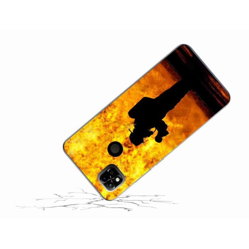 Gélový kryt mmCase na mobil Xiaomi Redmi 10A - hasič