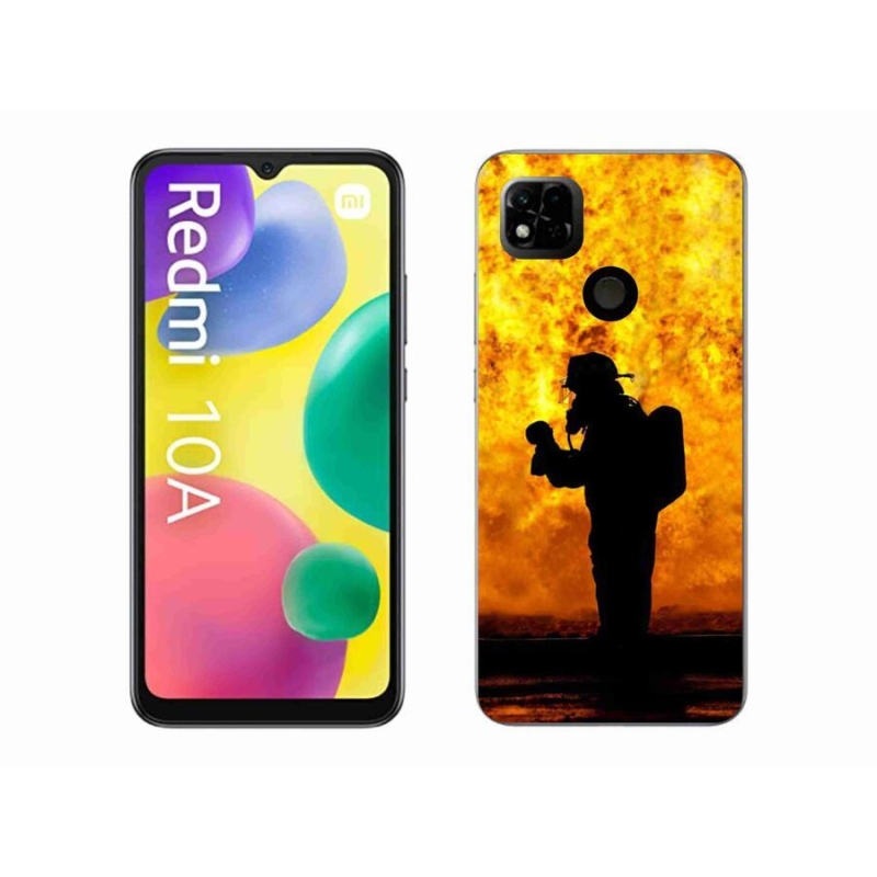 Gélový kryt mmCase na mobil Xiaomi Redmi 10A - hasič