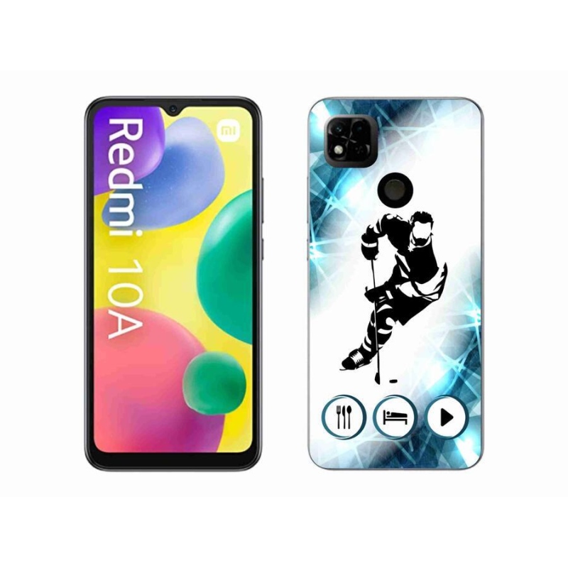 Gélový kryt mmCase na mobil Xiaomi Redmi 10A - hokej 1