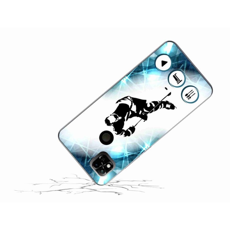 Gélový kryt mmCase na mobil Xiaomi Redmi 10A - hokej 1