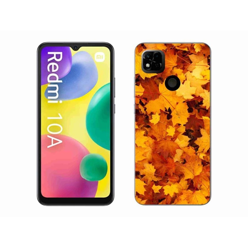 Gélový kryt mmCase na mobil Xiaomi Redmi 10A - javorové listy