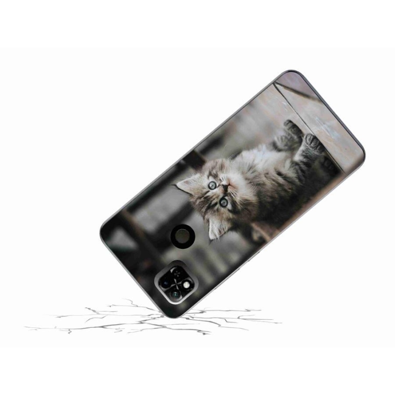 Gélový kryt mmCase na mobil Xiaomi Redmi 10A - mačiatko