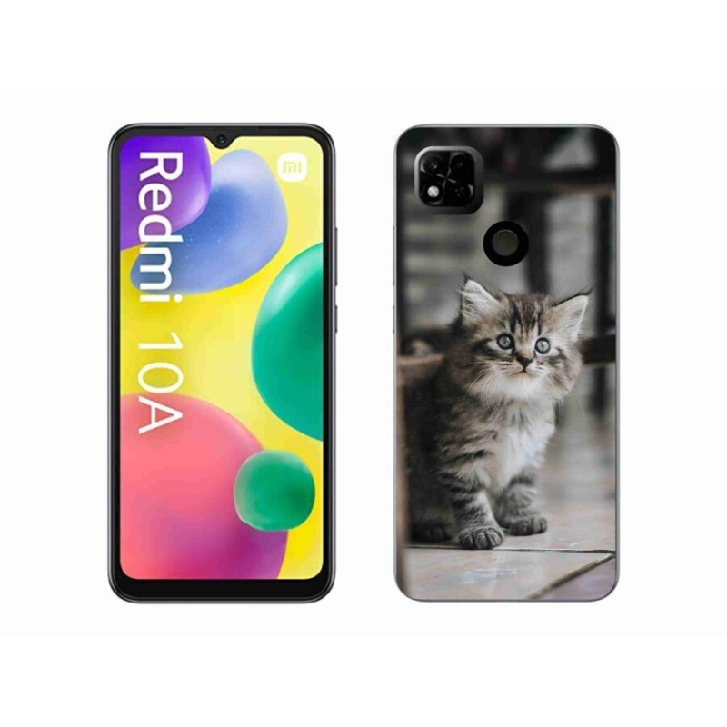 Gélový kryt mmCase na mobil Xiaomi Redmi 10A - mačiatko