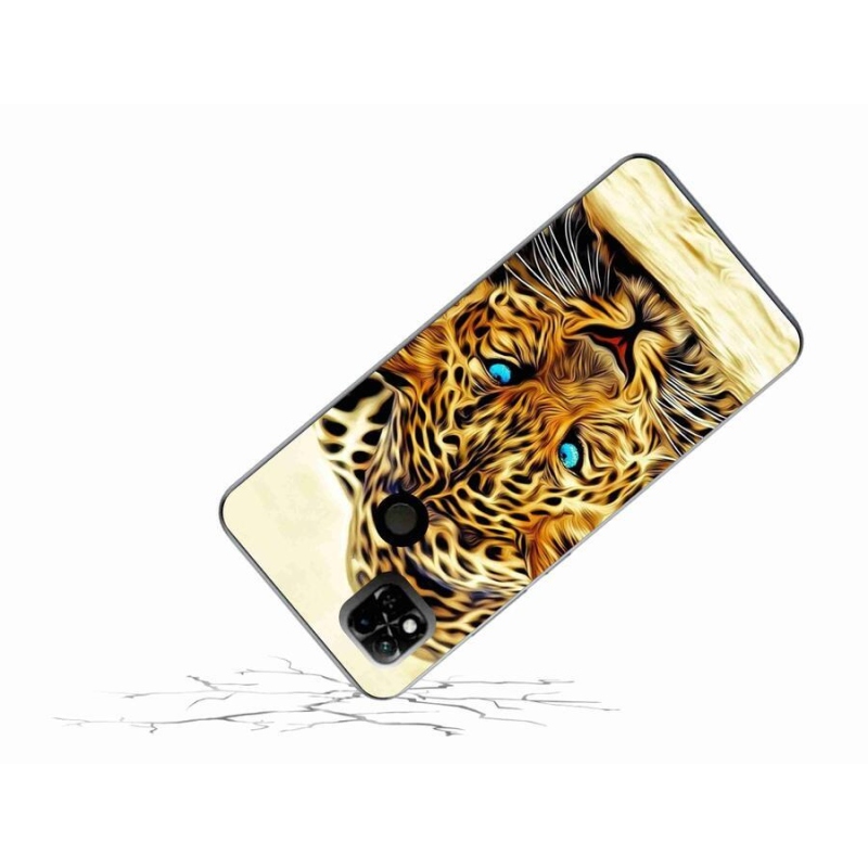 Gélový kryt mmCase na mobil Xiaomi Redmi 10A - kreslený tiger