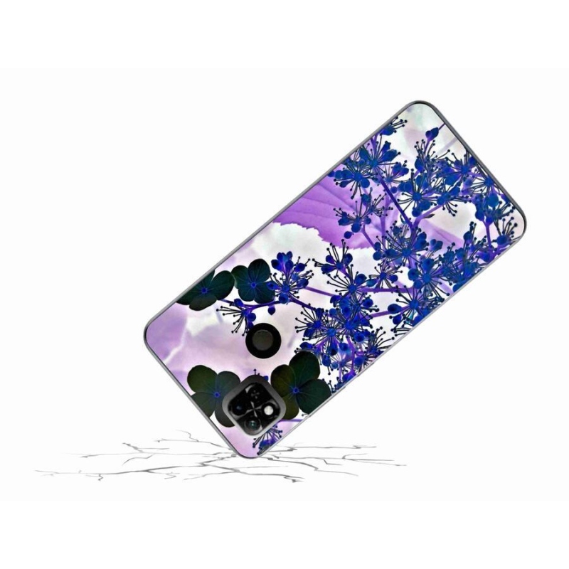 Gélový kryt mmCase na mobil Xiaomi Redmi 10A - kvet hortenzie