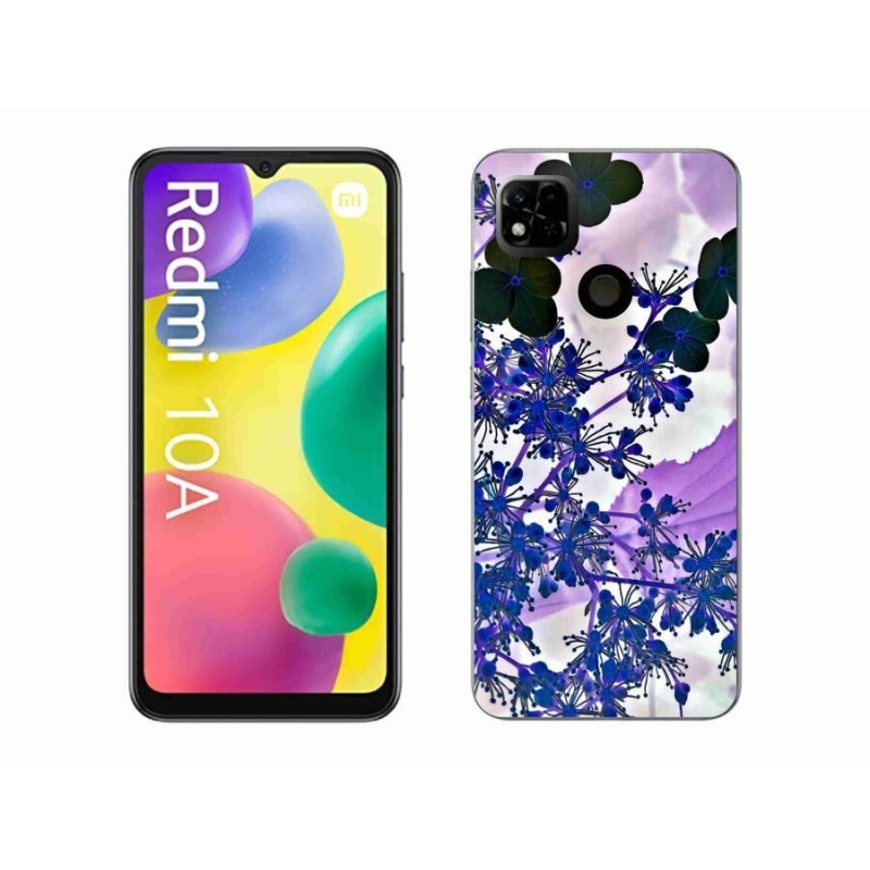 Gélový kryt mmCase na mobil Xiaomi Redmi 10A - kvet hortenzie
