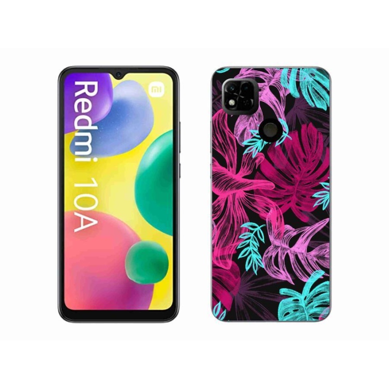 Gélový kryt mmCase na mobil Xiaomi Redmi 10A - kvety 1