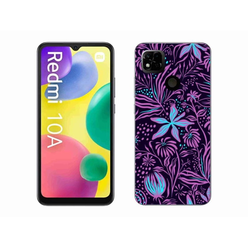 Gélový kryt mmCase na mobil Xiaomi Redmi 10A - kvety 2