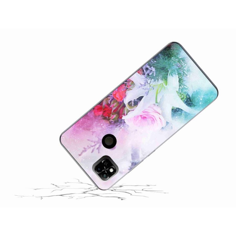 Gélový kryt mmCase na mobil Xiaomi Redmi 10A - kvety 4
