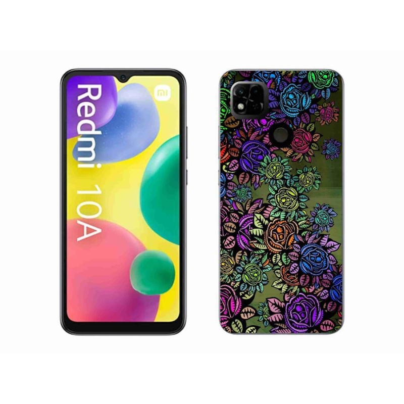 Gélový kryt mmCase na mobil Xiaomi Redmi 10A - kvety 6