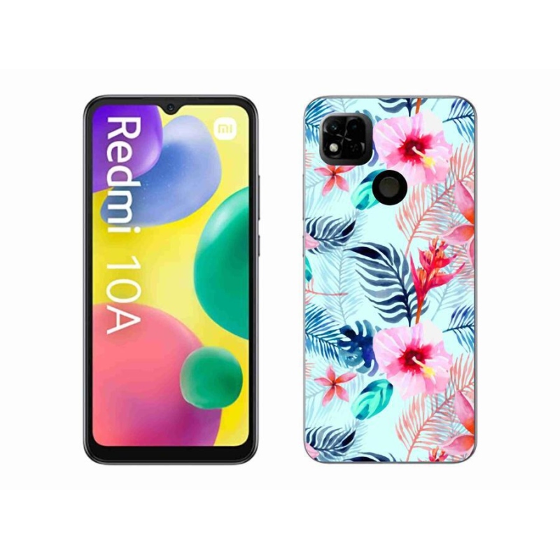 Gélový kryt mmCase na mobil Xiaomi Redmi 10A - kvety