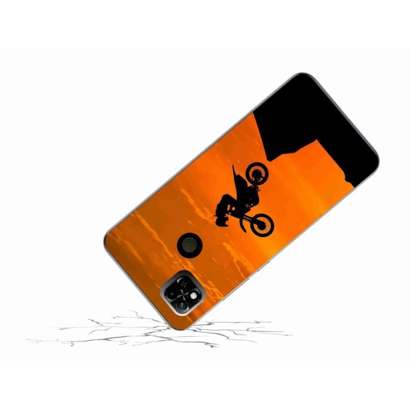 Gélový kryt mmCase na mobil Xiaomi Redmi 10A - motocross