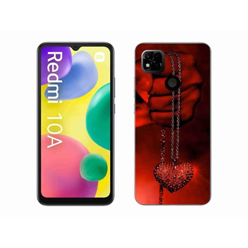 Gélový kryt mmCase na mobil Xiaomi Redmi 10A - náhrdelník