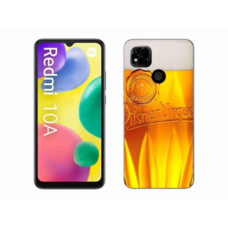 Gélový kryt mmCase na mobil Xiaomi Redmi 10A - pivo