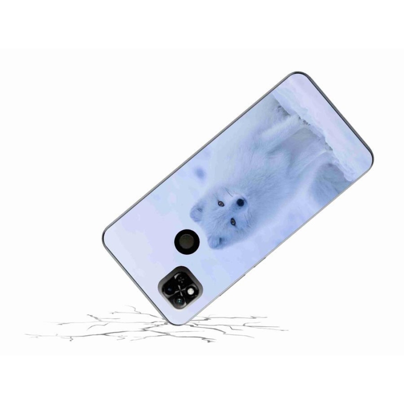 Gélový kryt mmCase na mobil Xiaomi Redmi 10A - polárna líška