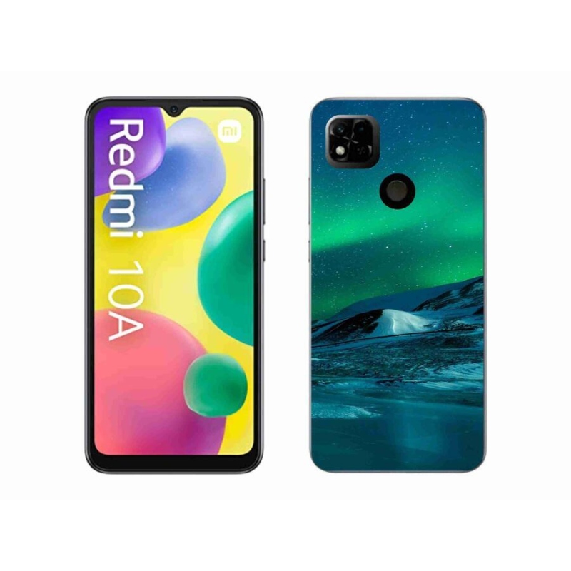 Gélový kryt mmCase na mobil Xiaomi Redmi 10A - polárna žiara