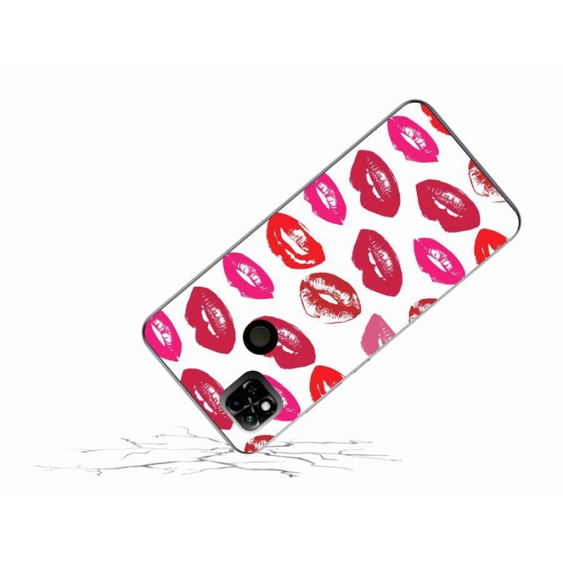 Gélový kryt mmCase na mobil Xiaomi Redmi 10A - pery