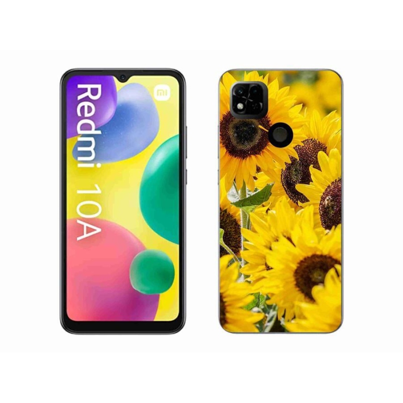 Gélový kryt mmCase na mobil Xiaomi Redmi 10A - slnečnica