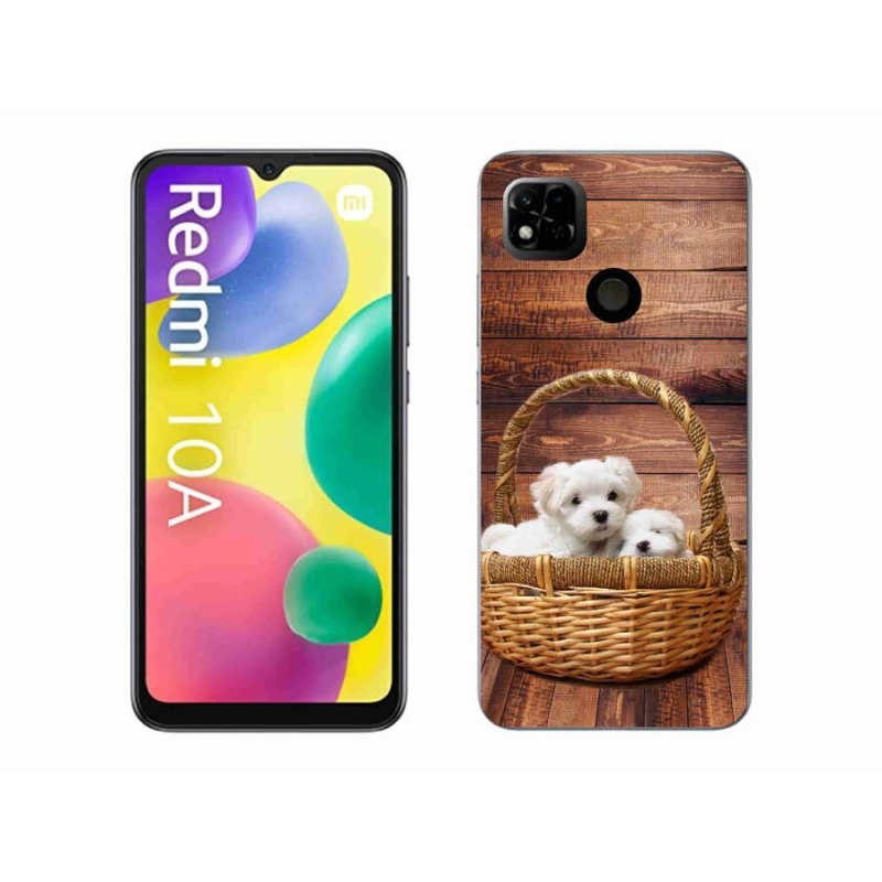 Gélový kryt mmCase na mobil Xiaomi Redmi 10A - šteniatka