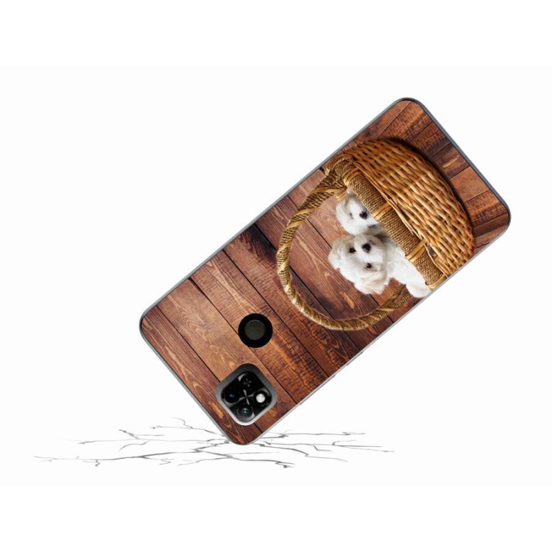 Gélový kryt mmCase na mobil Xiaomi Redmi 10A - šteniatka