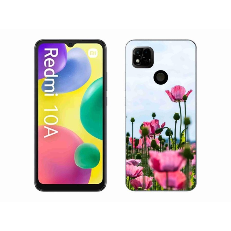 Gélový kryt mmCase na mobil Xiaomi Redmi 10A - vlčí mak
