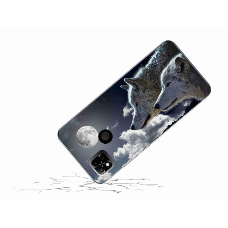 Gélový kryt mmCase na mobil Xiaomi Redmi 10A - vlci