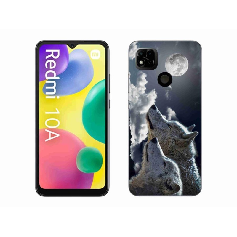 Gélový kryt mmCase na mobil Xiaomi Redmi 10A - vlci
