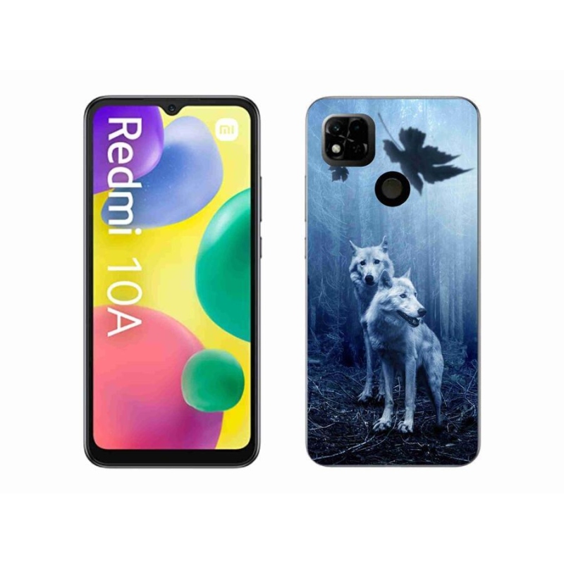 Gélový kryt mmCase na mobil Xiaomi Redmi 10A - vlci v lese